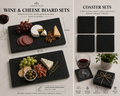 Natural Quartz Wine and Cheese Board Set